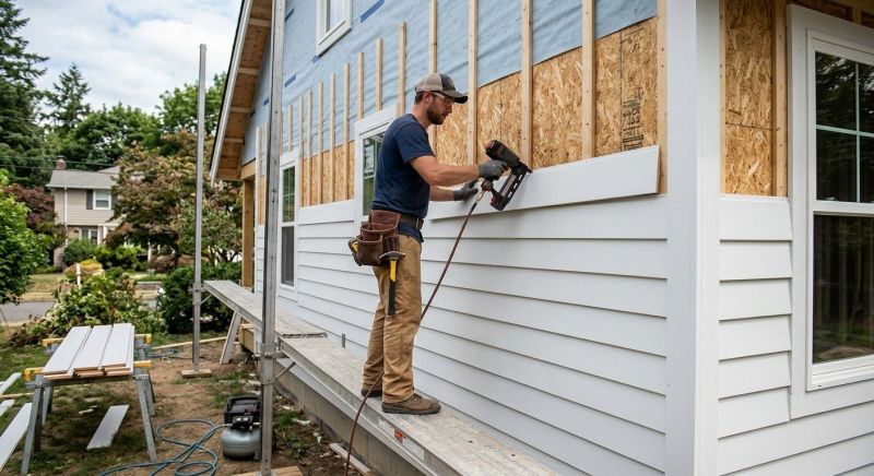 Clapboard Siding Installation